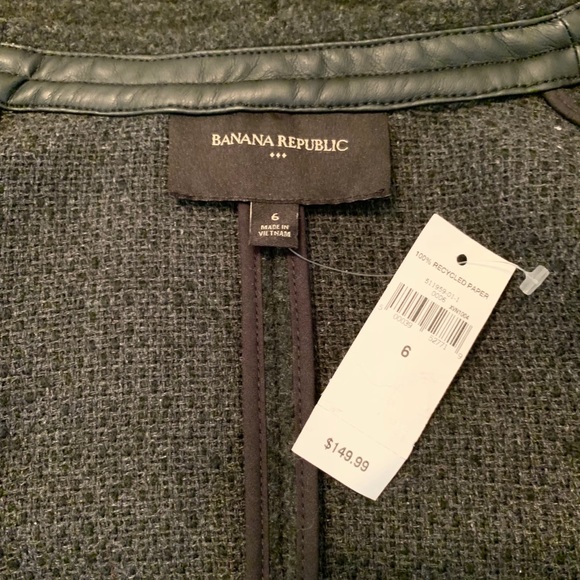 NWT BANANA REPUBLIC FACTORY STORE JACKET W/BELT - Picture 5 of 5